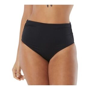 Coco Reef Classic Solids High Waisted Rollover Bikini Swim Bottom NWT